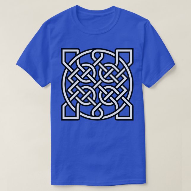 Celtic Ornamental Knot Geometric Design 1 T-Shirt (Design Front)