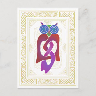 Celtic Owl II Postcard