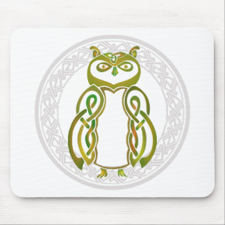 Celtic Owl Mouse Pad