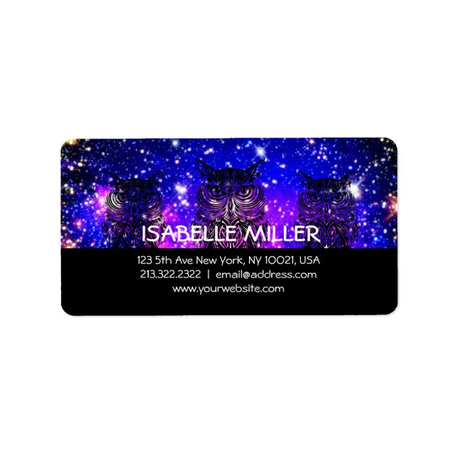 Celtic owl universe                                label (Front)