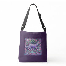 Celtic Pale Purple Tiger Tote