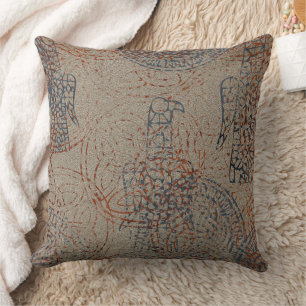 Celtic Pattern - Sand Colour with Bird Cushion