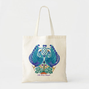 Celtic Peacocks Budget Tote Bag
