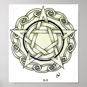 Celtic Pentacle Poster