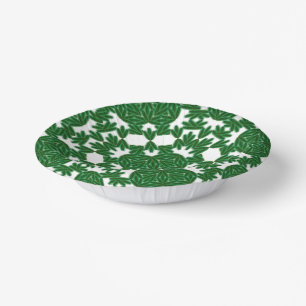 Celtic Pines  Paper Bowl Plate