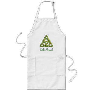 "Celtic Power!" w/ Celtic Trinity Knot Long Apron