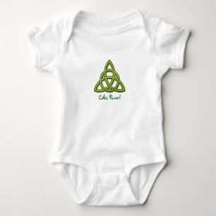 "Celtic Power" with Celtic Trinity Knot Baby Bodysuit