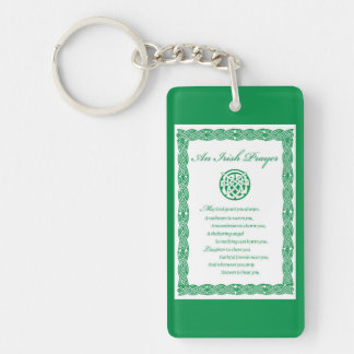 Celtic Prayer St. Patrick's Day Key Ring