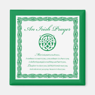 Celtic Prayer St. Patrick's Day Magnet