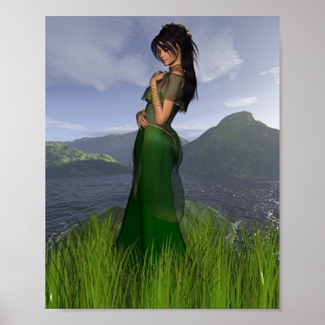Celtic Princess in the Mountains Poster (Front)
