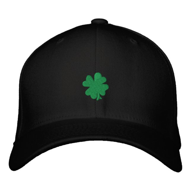 Celtic Quest "Green Clover" FlexFit Hat (Front)