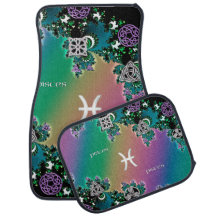 Celtic Rainbow Fractal Zodiac Sign Pisces