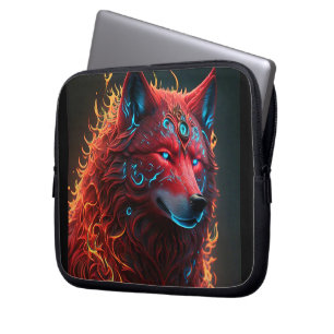 Celtic Red Wolf Laptop Sleeve