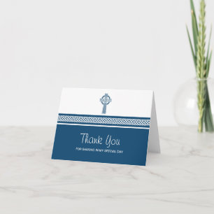 Celtic Religious Cross Thank YOu Card
