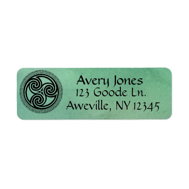 Celtic Return Address Label (Front)