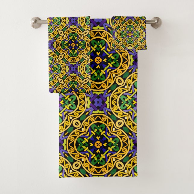 Celtic Rhapsody Bath Towel Set (Insitu)