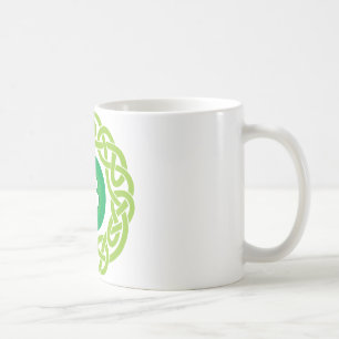 CELTIC RING with SHAMROCK Coffee Mug