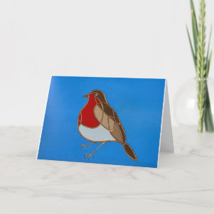 Celtic Robin Card