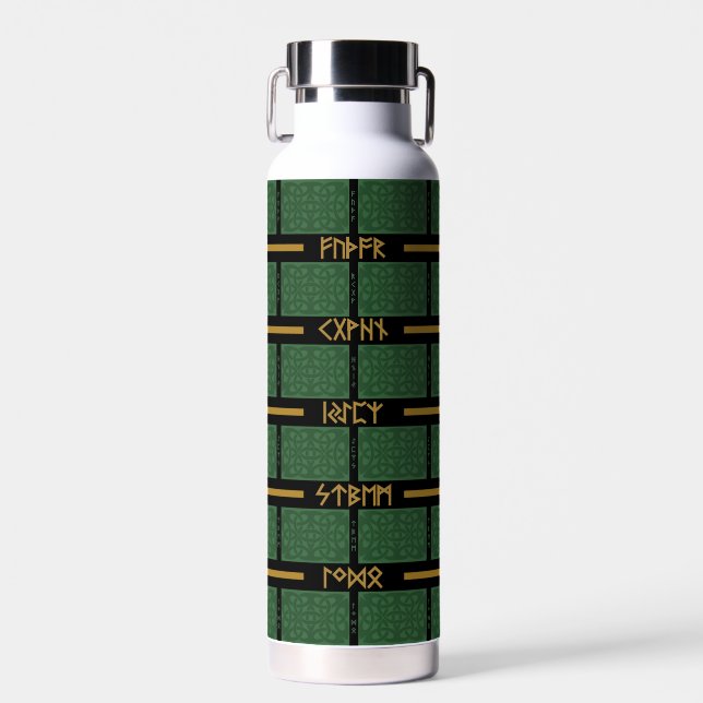 Celtic Runes 1 Water Bottles (Front)