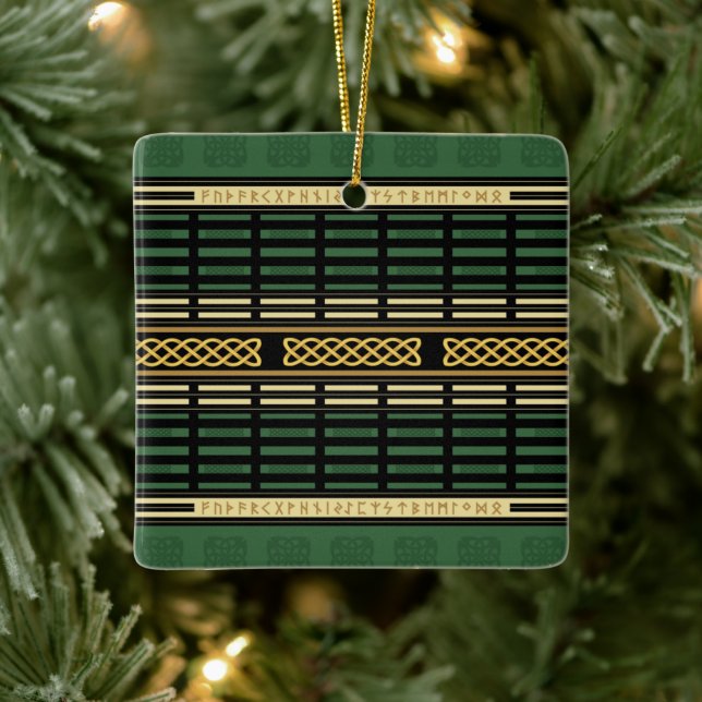Celtic Runes 2 Ornaments (Tree)