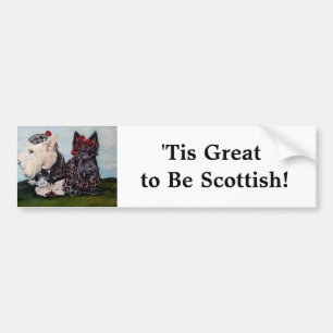 Celtic Scottish Terriers Bumper Sticker
