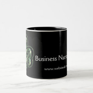 Celtic Shamrock Design 2 Coffee Mug 2