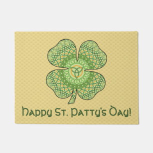Celtic Shamrock Doormat