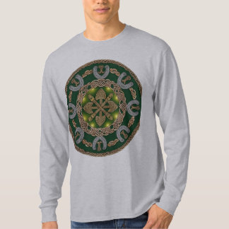 Celtic Shamrock & Horseshoe – Lucky St. Patrick’s T-Shirt