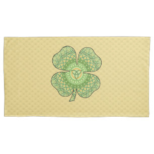 Celtic Shamrock Pillowcase