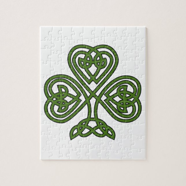 Celtic Shamrock - St Patricks Day Jigsaw Puzzle (Vertical)