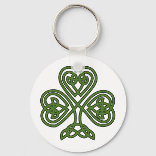 Celtic Shamrock - St Patricks Day Key Ring