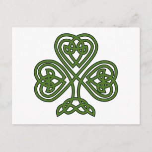 Celtic Shamrock - St Patricks Day Postcard