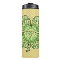 Celtic Shamrock Thermal Tumbler