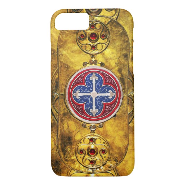 CELTIC SHIELD WITH  CONSECRATION CROSS Case-Mate iPhone CASE (Back)