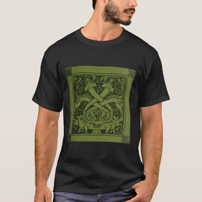 Celtic six headed dragon T-Shirt (Front)