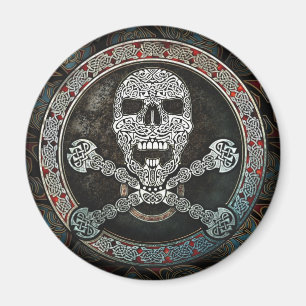 Celtic Skull & Crossbones Magnet