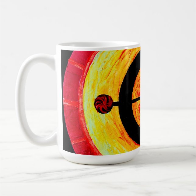 Celtic solar symbol coffee mug (Left)