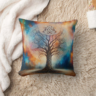 Celtic Soulfire Throw Pillow