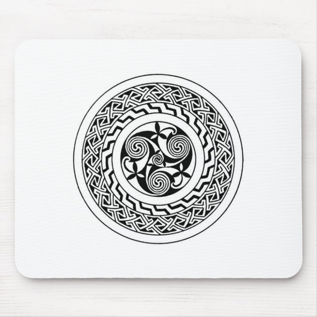 Celtic spiral mouse pad (Front)