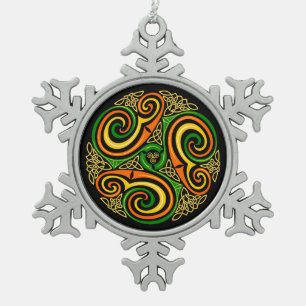celtic spirals ornament