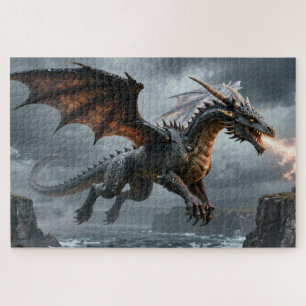 Celtic Spirit Animal Dragon Jigsaw Puzzle