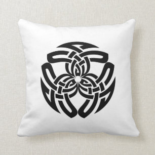 Celtic Square Knot, Triple Pattern Cushion