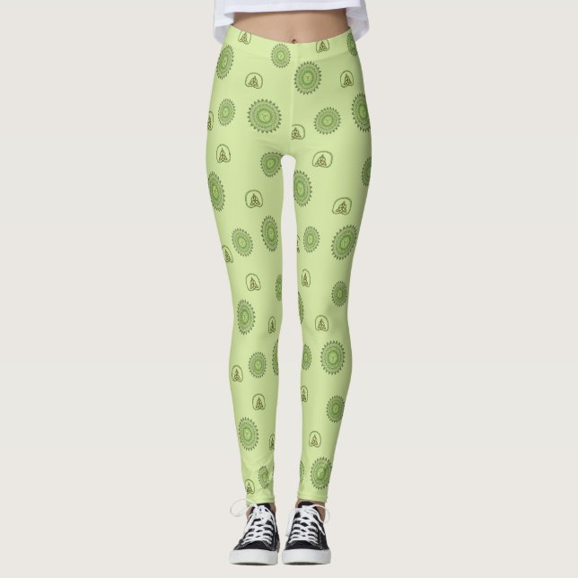 Celtic St. Patty's Day Leggings (Front)