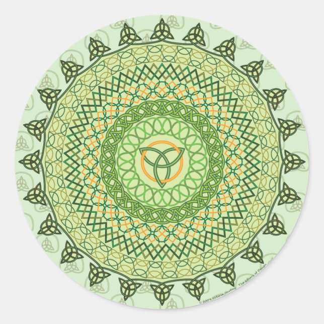 Celtic St. Patty's Day Sticker (Front)