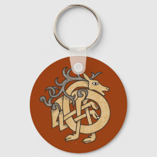 Celtic Stag Key Ring