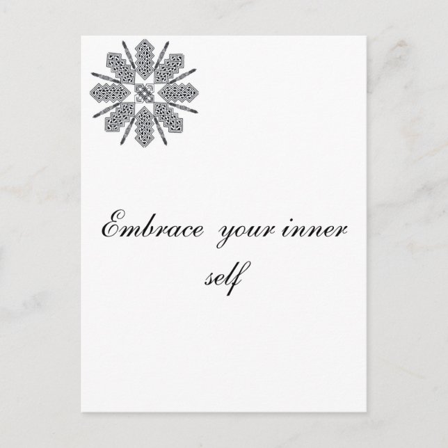 Celtic Star Postcard (Front)