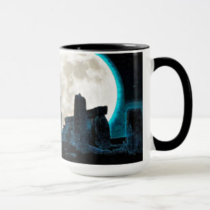 Celtic Stonehenge, Moon & Stars Astronomy U.K. Mug