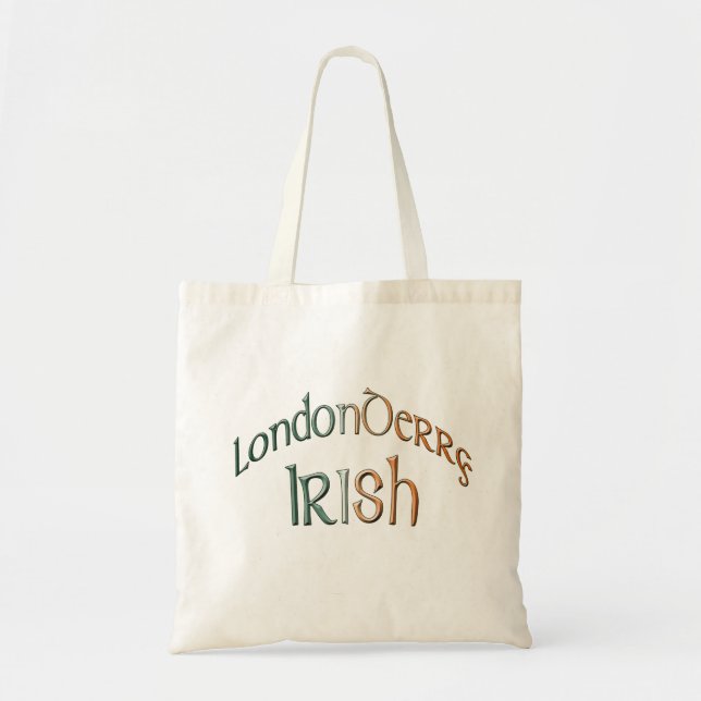Celtic-style Londonderry Irish Flag Colours Bag (Front)