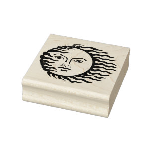 Celtic Sun Rubber Stamp
