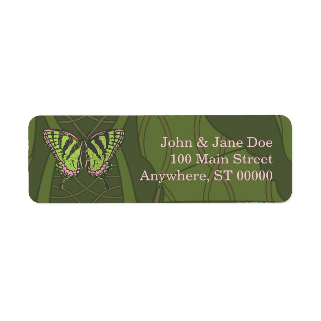 Celtic Swallowtail Address Label Return Address Label (Front)